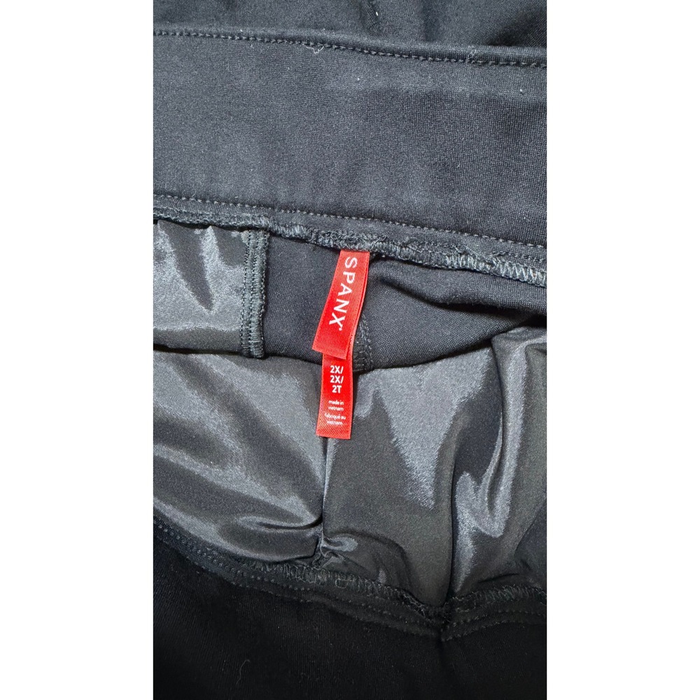 SPANX Supersmooth PerfectFit Ponte Wide Leg Pants Black Pull On 2X - Picture 5 of 6